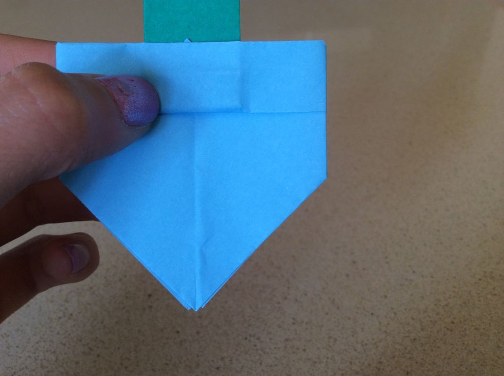 Make sure they line up properly at the bottom.