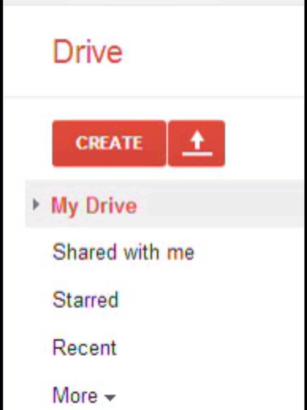 Make sure to be under "My Drive"