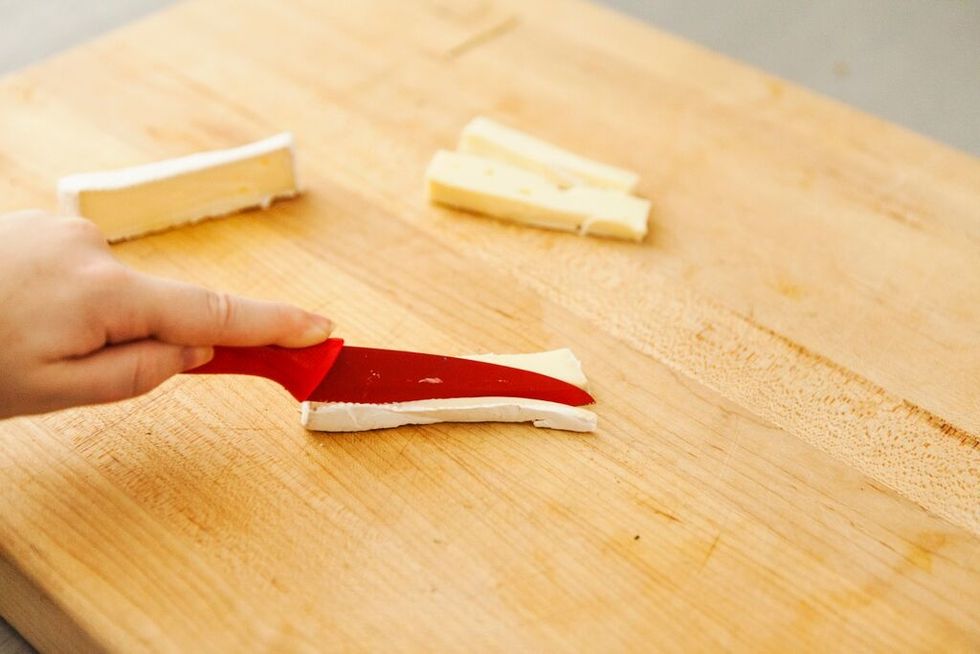 Make sure to cut off the edges.