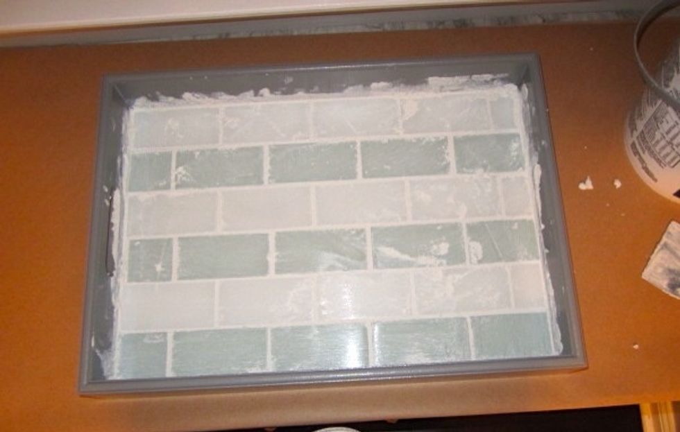 Make sure to get in the edges and corners.