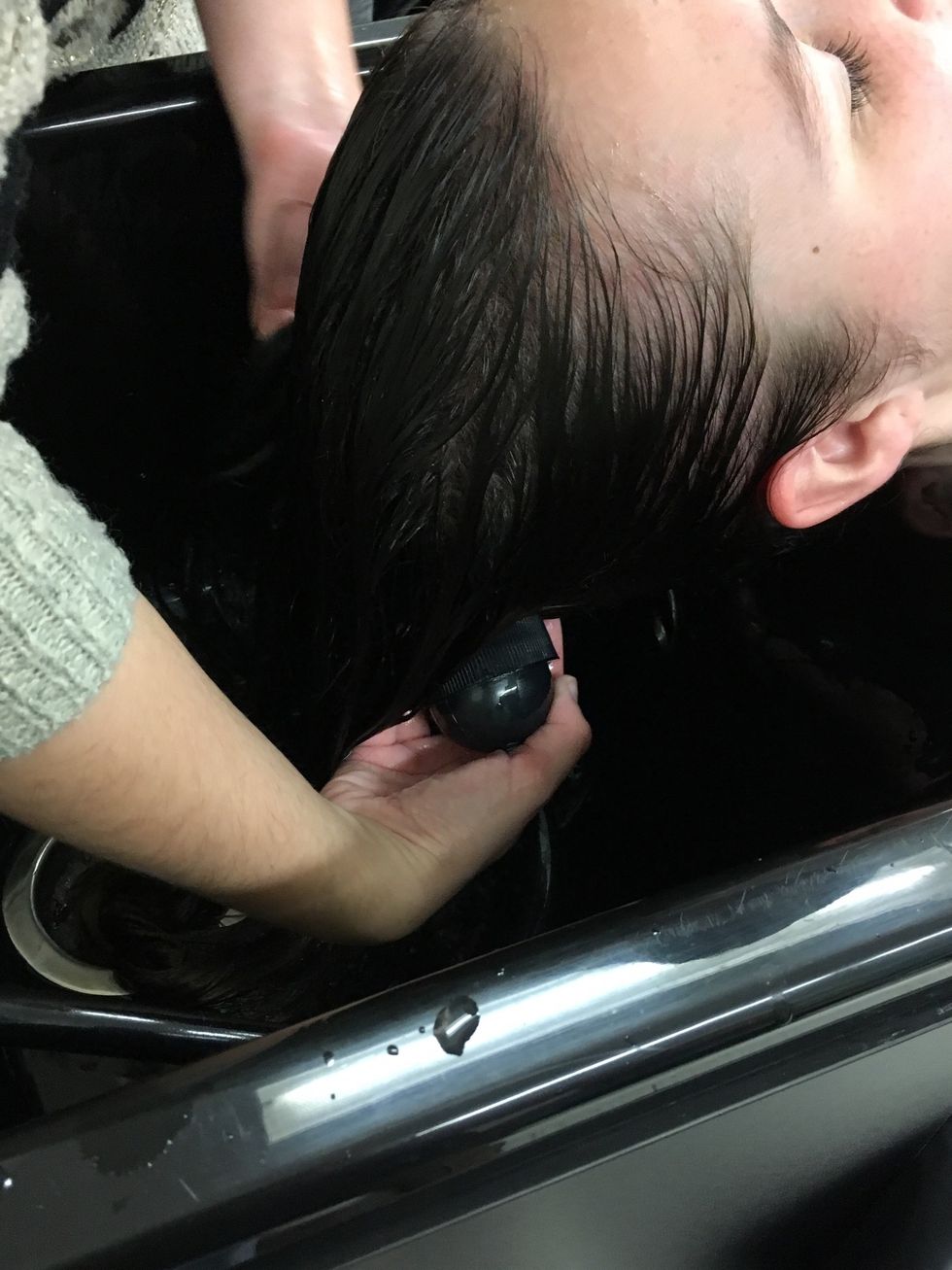 Make sure to get the back of the clients hair