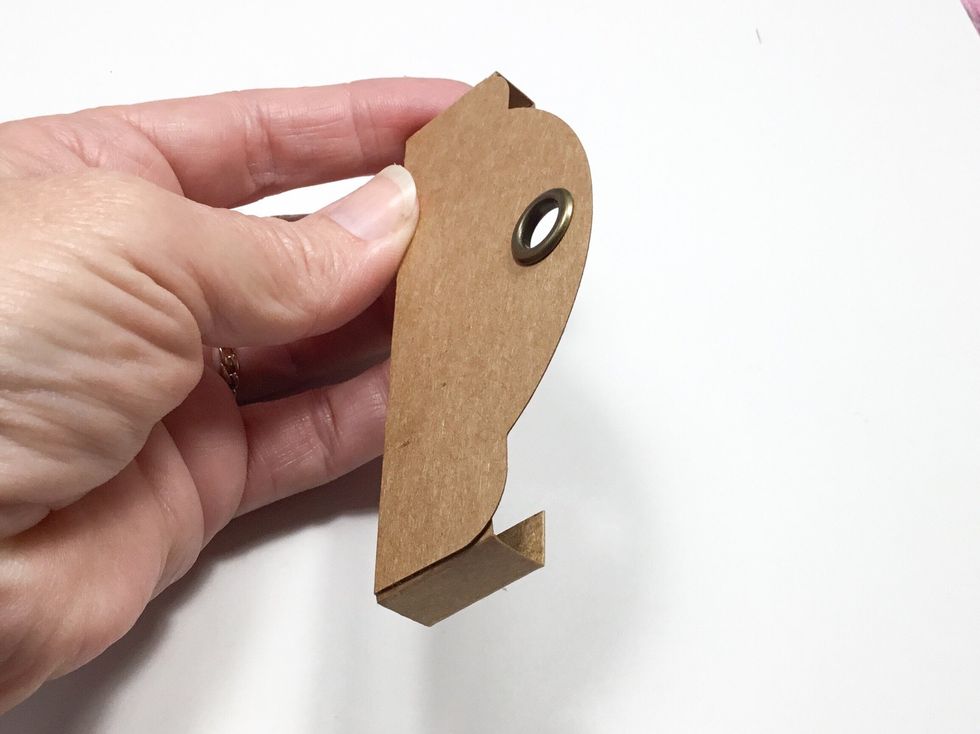 Make sure to line up bottom edge.