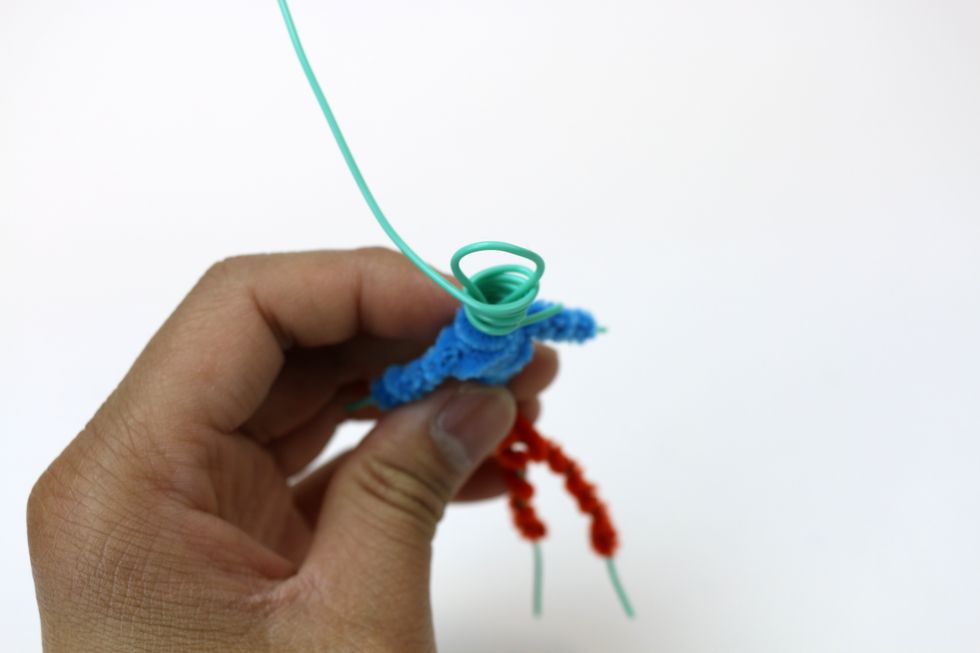 Make sure to not wrap it too tight, or the head will be too small for the proportions of the body.