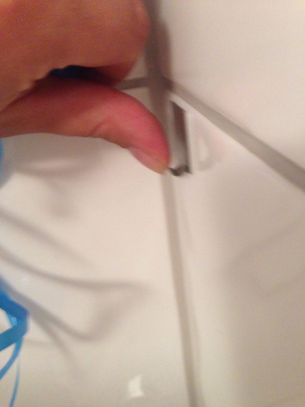 Make sure to press hard, so they don't fall down