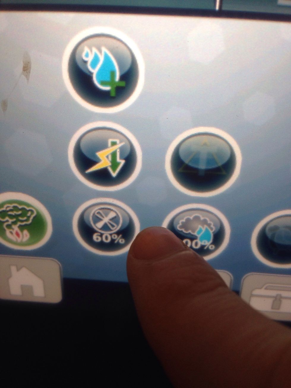 Make sure to reduce fan speed to 60% for smoking.