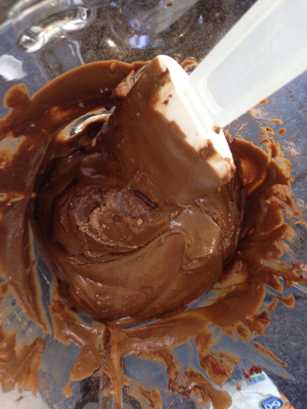 Make sure to scrape the sides a few times while blending