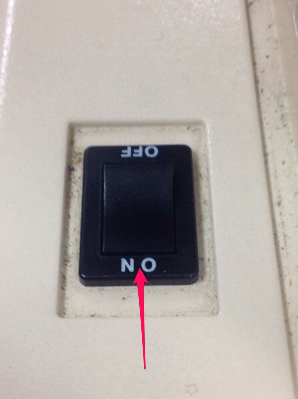 Make sure to turn your microscope on