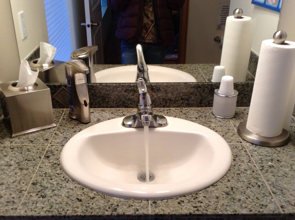 Make sure to wash your hands with soap and water after touching the raw chicken.