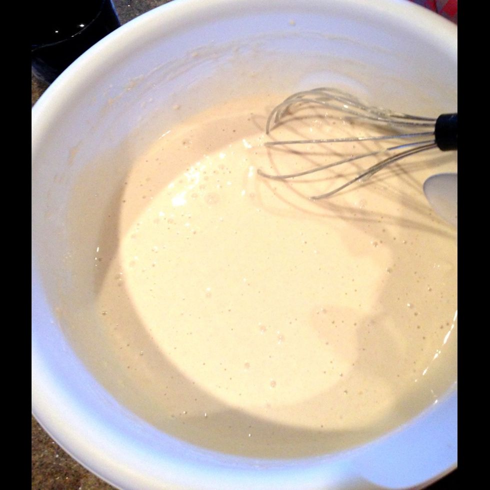 Make sure to whisk out all the lumps!