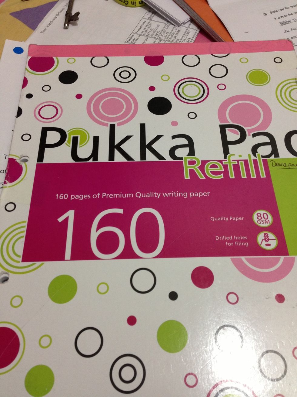 Make sure u have a good pad to write your notes on for everyday! Makes me motivated!