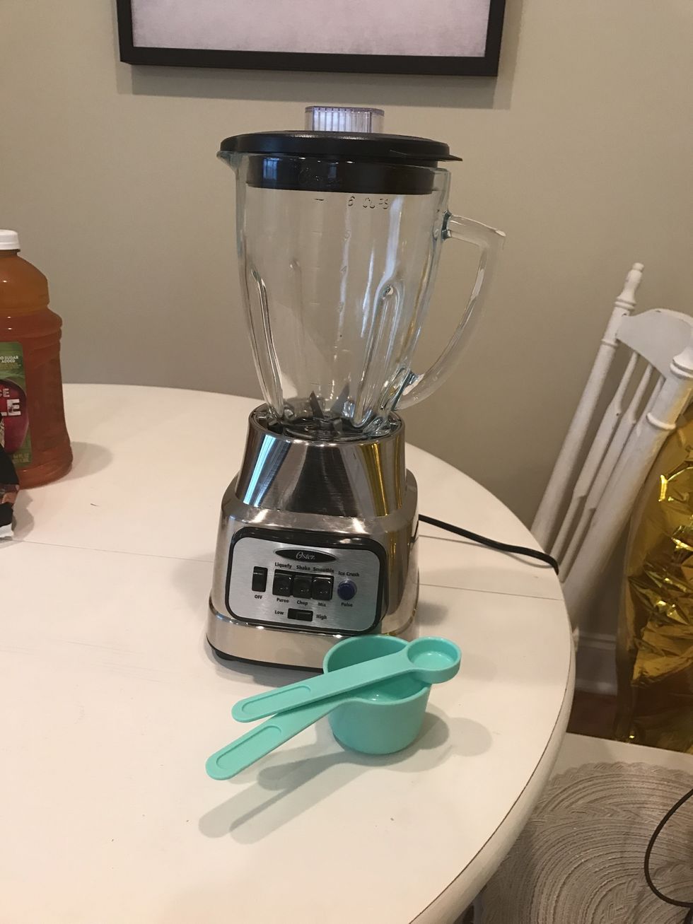 Make sure you also have access to a blender and measuring cups
