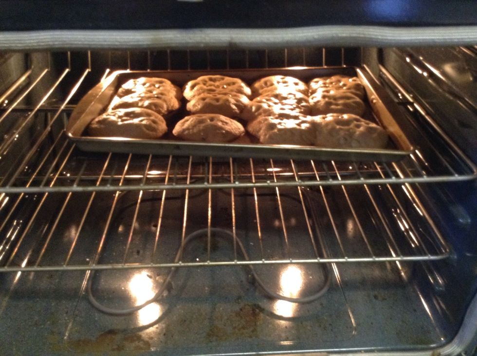 Make sure you check on them while there baking to see how there doing.