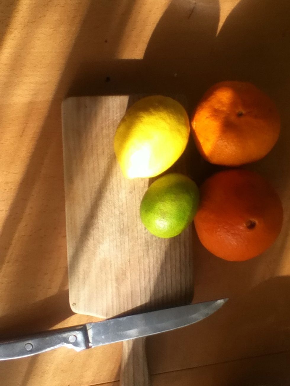 Make sure you cleaned the table and washed the products.