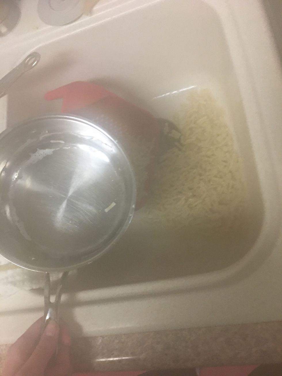 Make sure you do not spill your noodles in the sink
