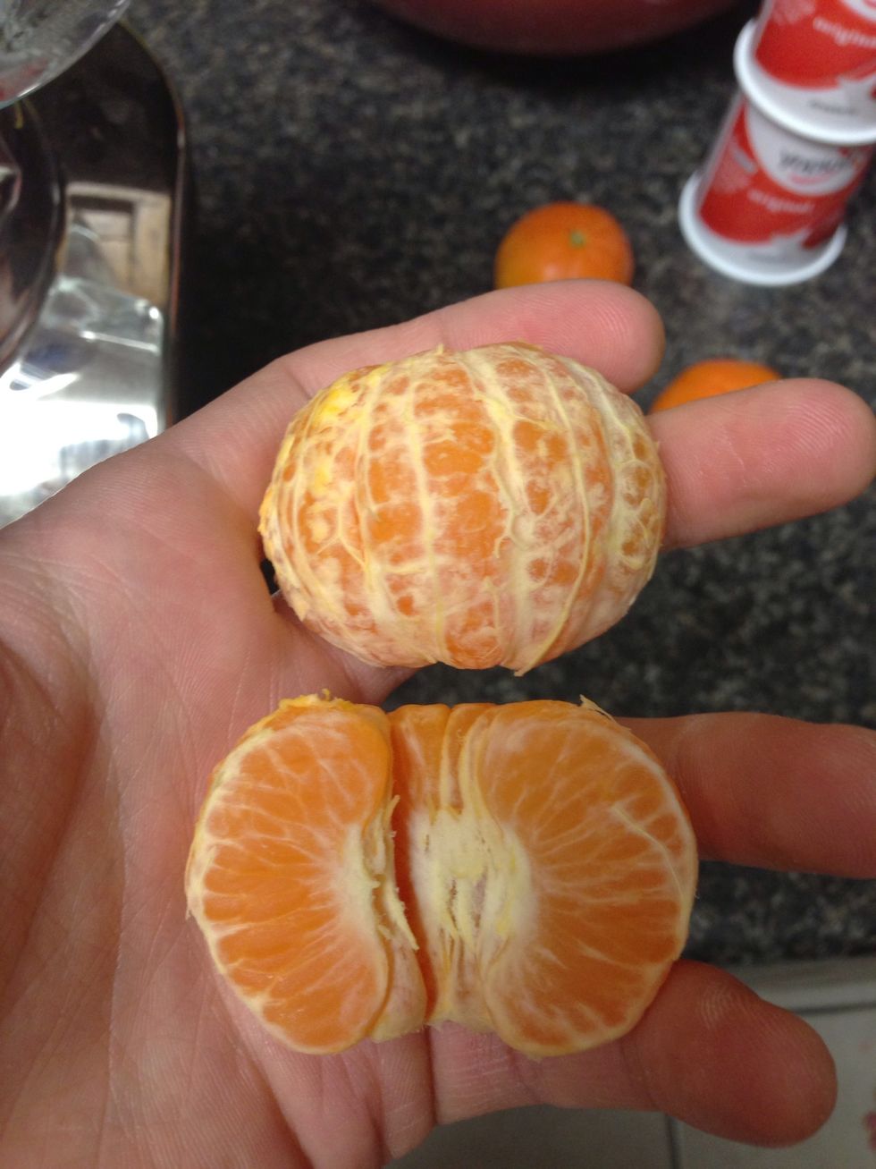 Make sure you get as much peel and "white" off as you're willing to, if you want it a little chunkier then I guess you could leave it :)