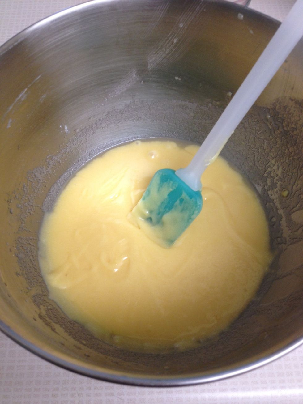 Make sure you have a strong mixer! Mine couldn't handle the almond paste very well, so I had to make a quick dash to Mom's to use her heavenly Kitchenaid!