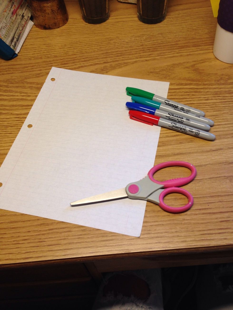 Make sure you have all your supplies.