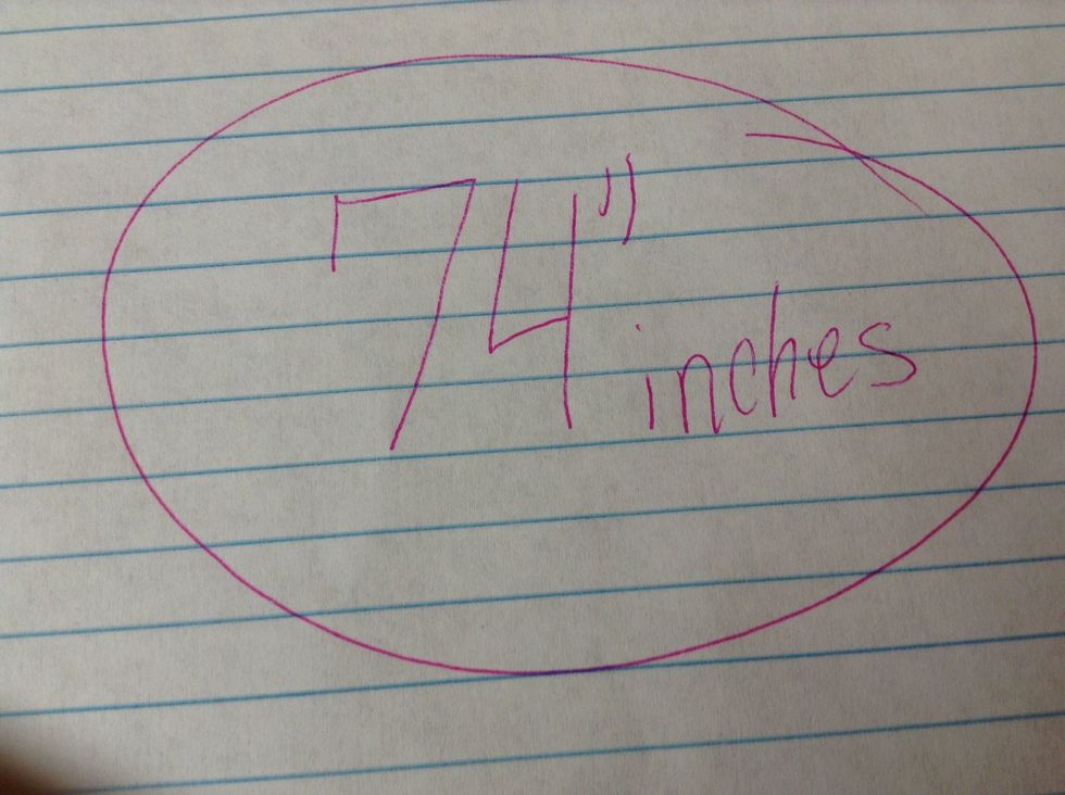 Make sure you have label your numbers!