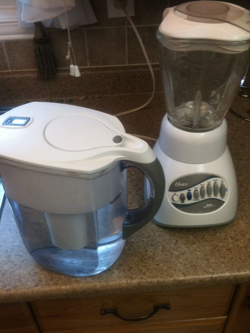 Make sure you have your blender or juicer ready to go! You will need lots of cold filtered water.