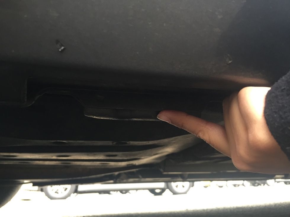 Make sure you know what part of the under carriage you will put the jack, in order to raise the vehicle.