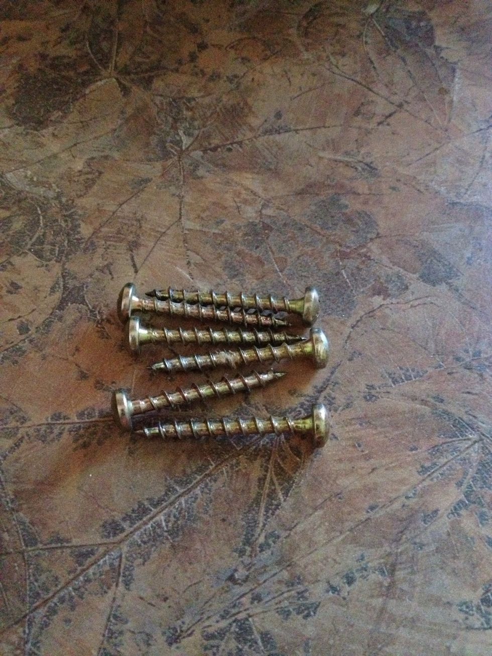 Make sure you save your screws otherwise you'll be screwed!