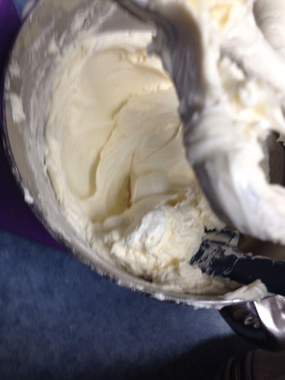 Make sure you scrape the sides of the bowl where your mixer can't reach. Everything needs to be smooth!