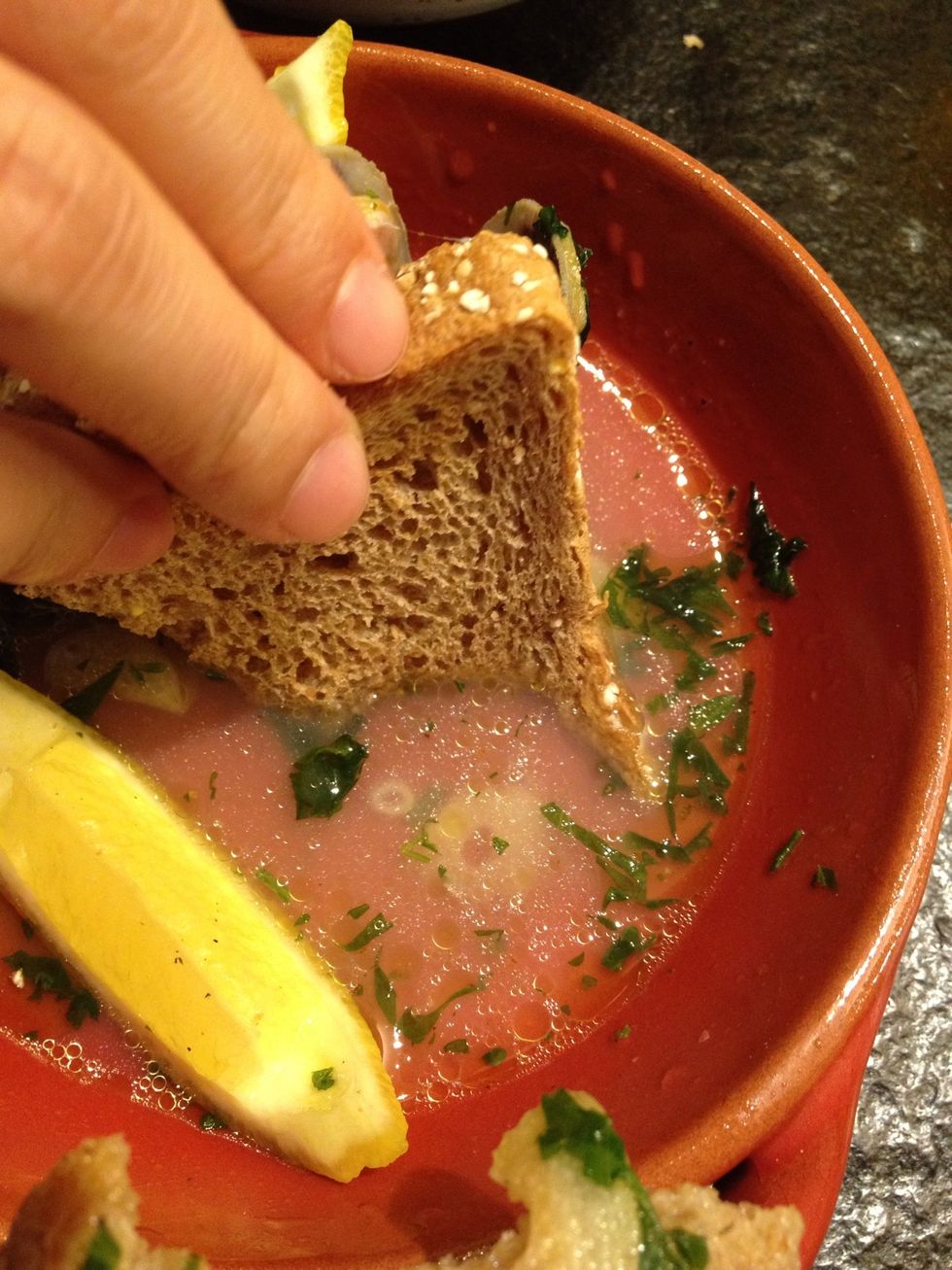 Make sure you soak the bread. Double dip maybe.