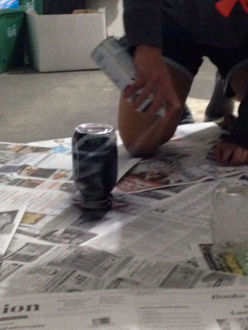 Make sure you spray paint carefully!