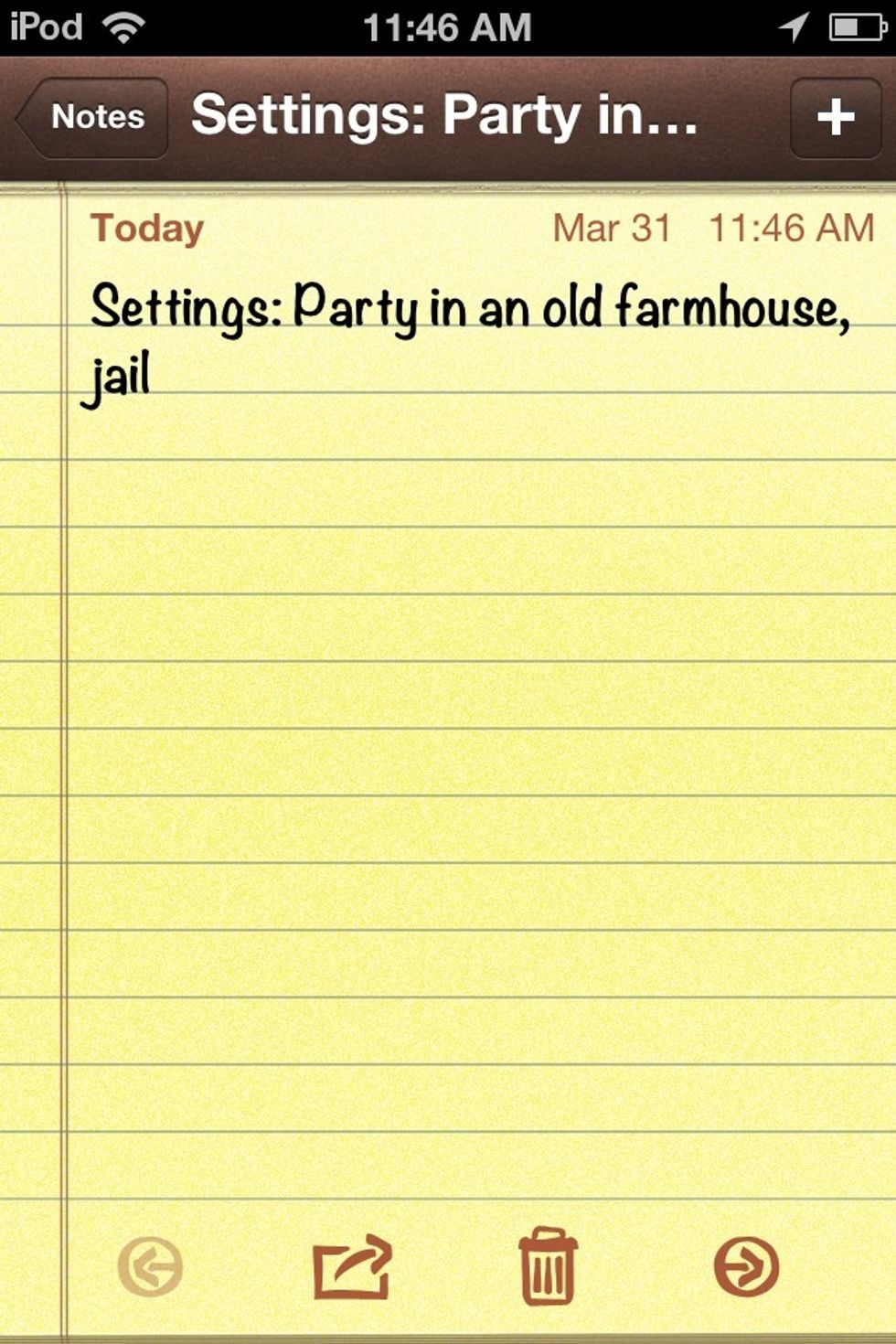 Make sure you take note of all the settings that you have used so if you want, you can go back and try to make it more clear where the setting is supposed to be.