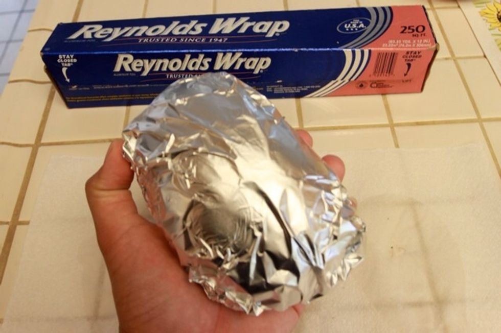 Make sure you wrap it up really well, double wrap it even.