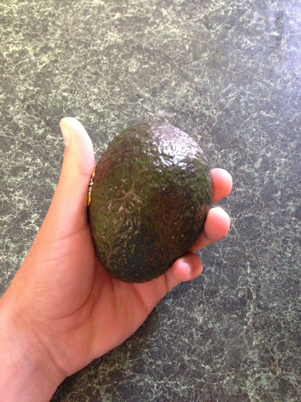 Make sure your avocado is ripe (if should feel slightly soft all around)