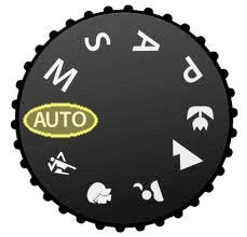 Make sure your camera is set for automatic mode