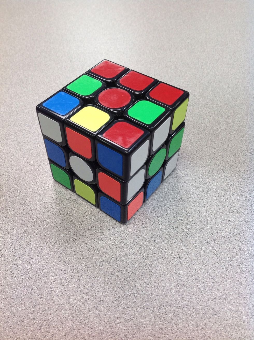 Make sure your cube is mixed up.