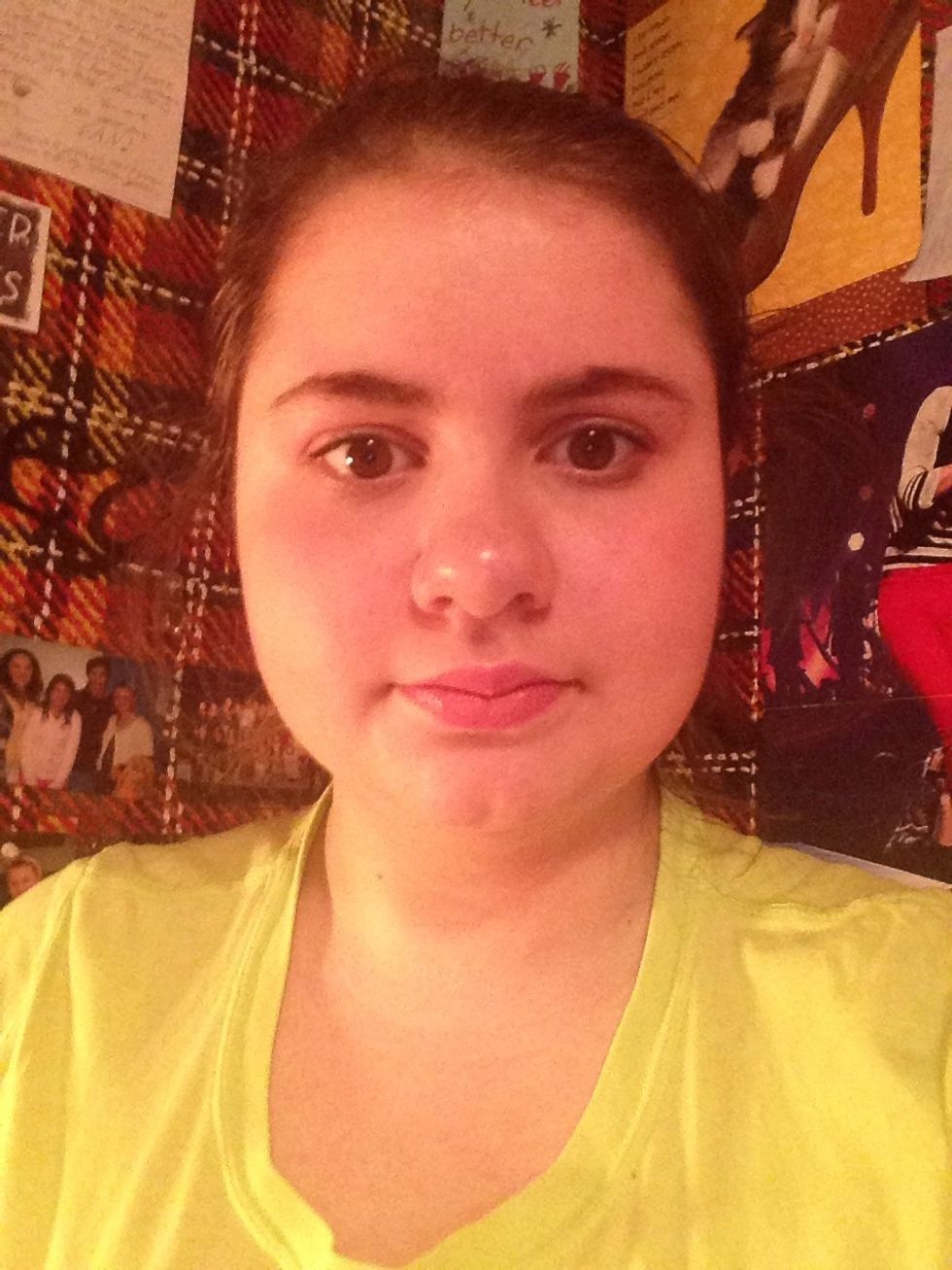 Make sure your face has no makeup on it