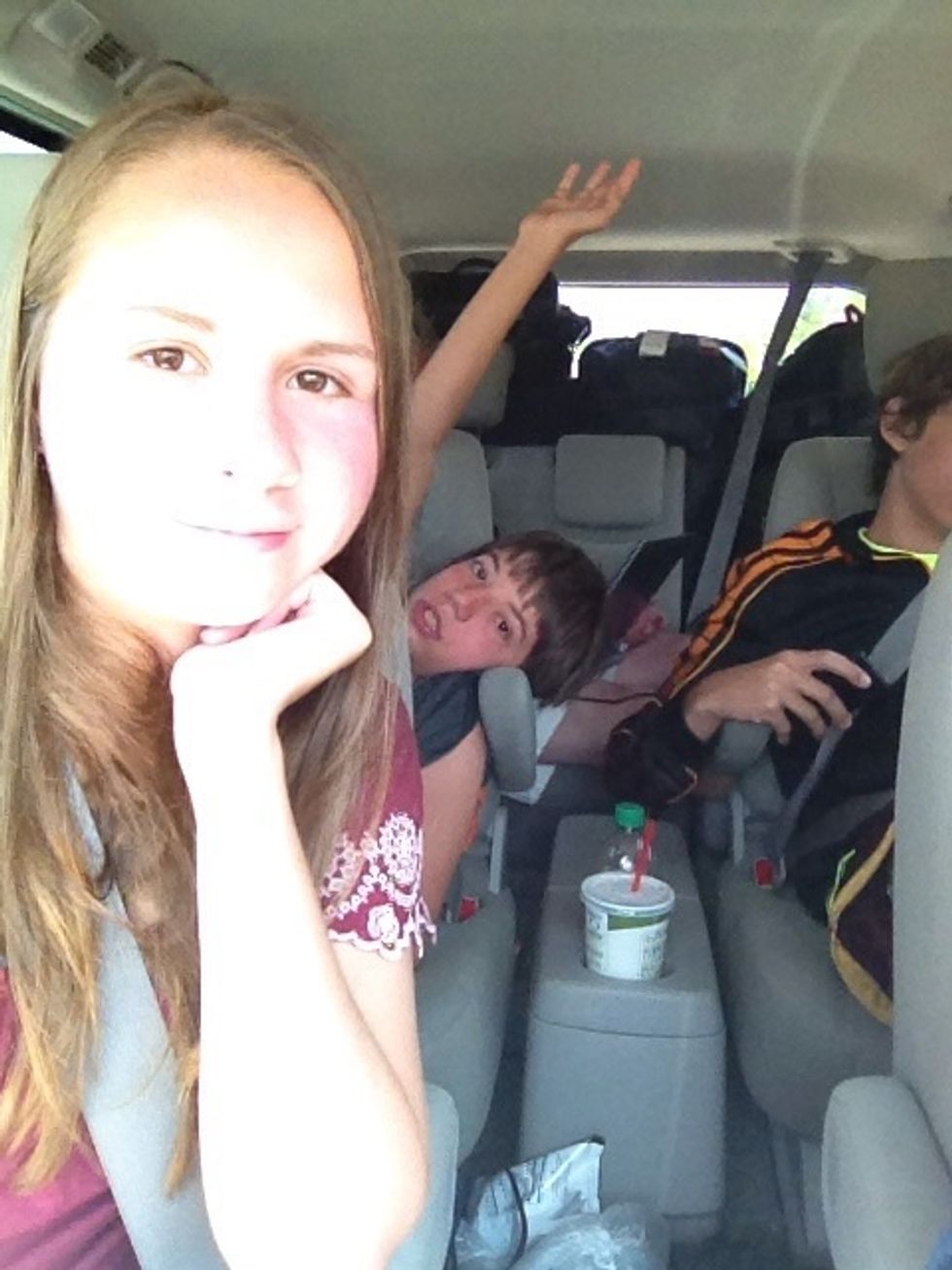 Make sure your rental car had plenty of space for your whole group. This Nissan van was great for our family and had plenty of room to store all of our luggage.