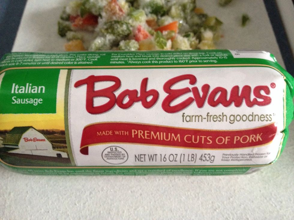 Make sure your sausage is thawed and ready to go!