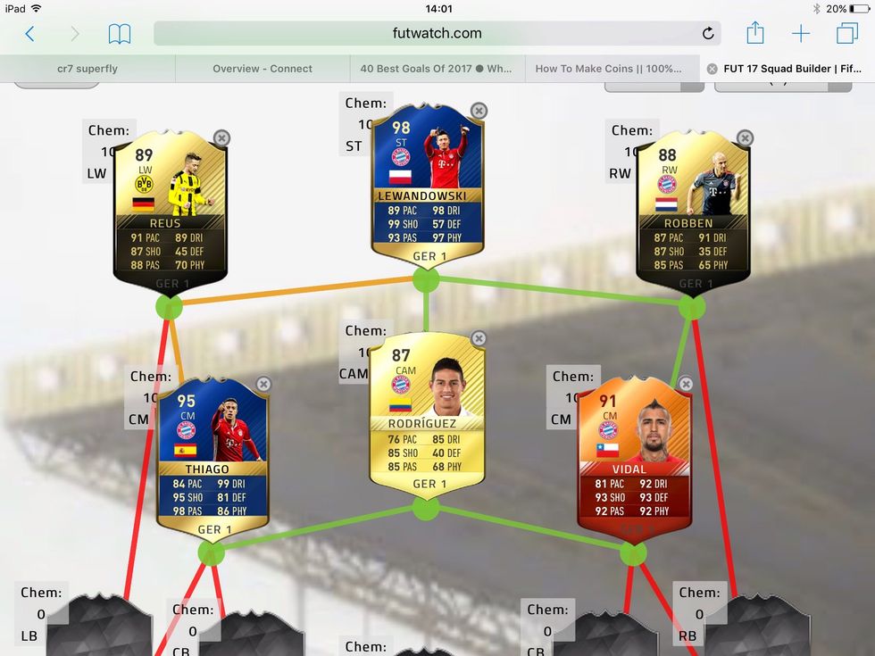 Make sure your whole team is either from the same League, Nation or Team.