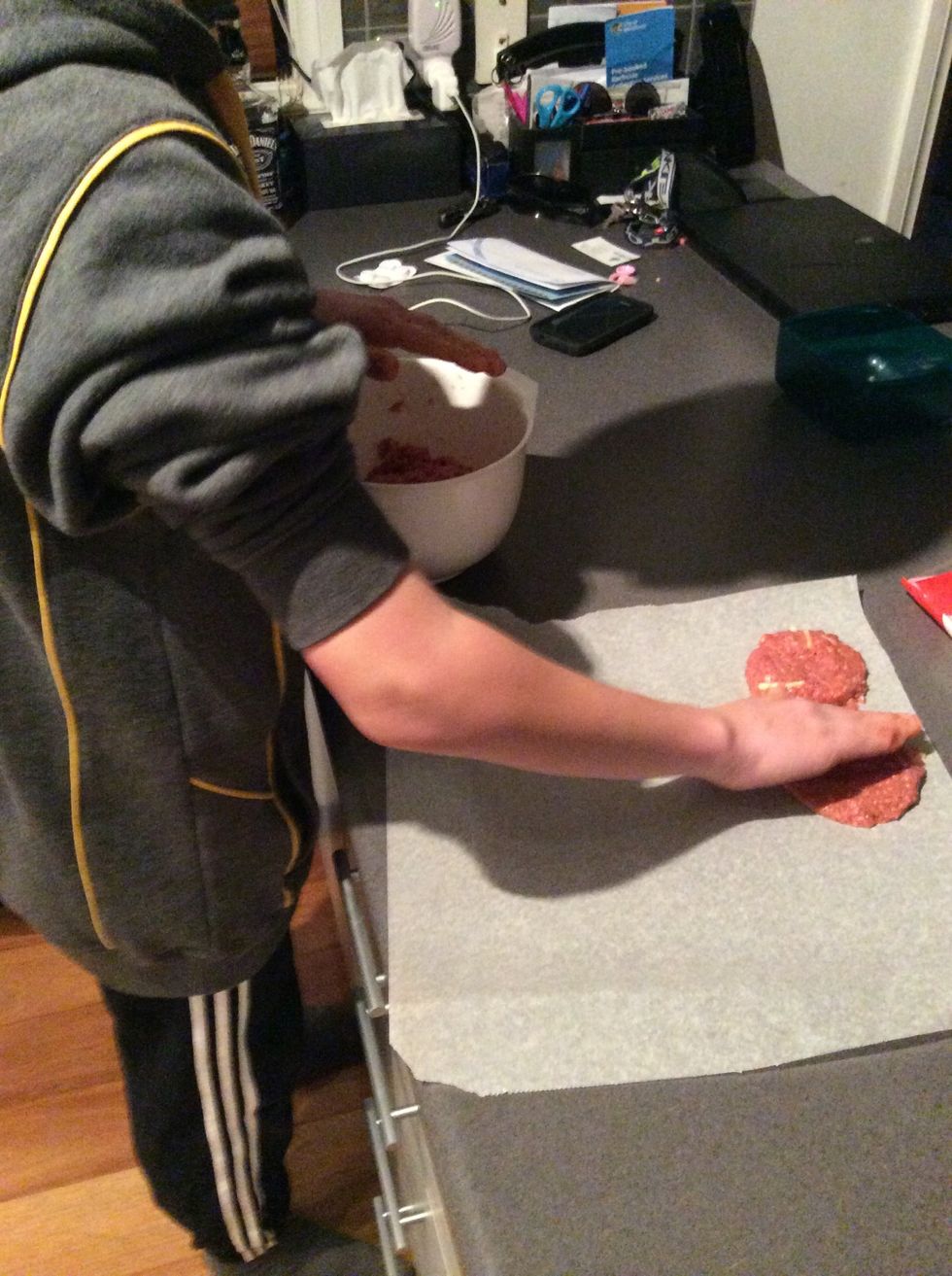 Make the burgers