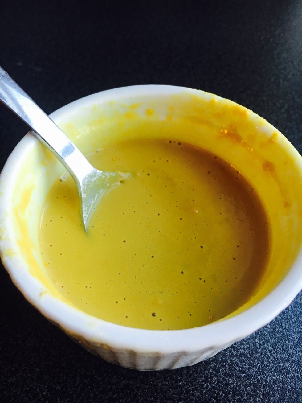 Make the 'cheese' sauce