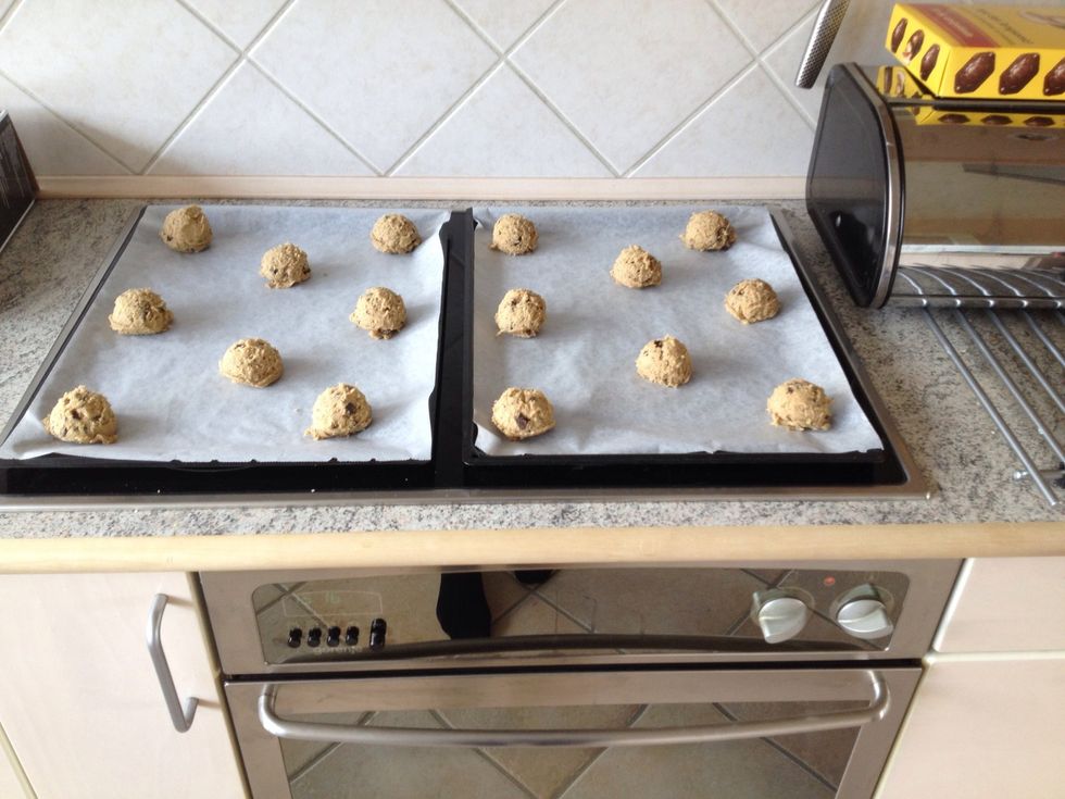 Make the cookies - I got approximately 16.