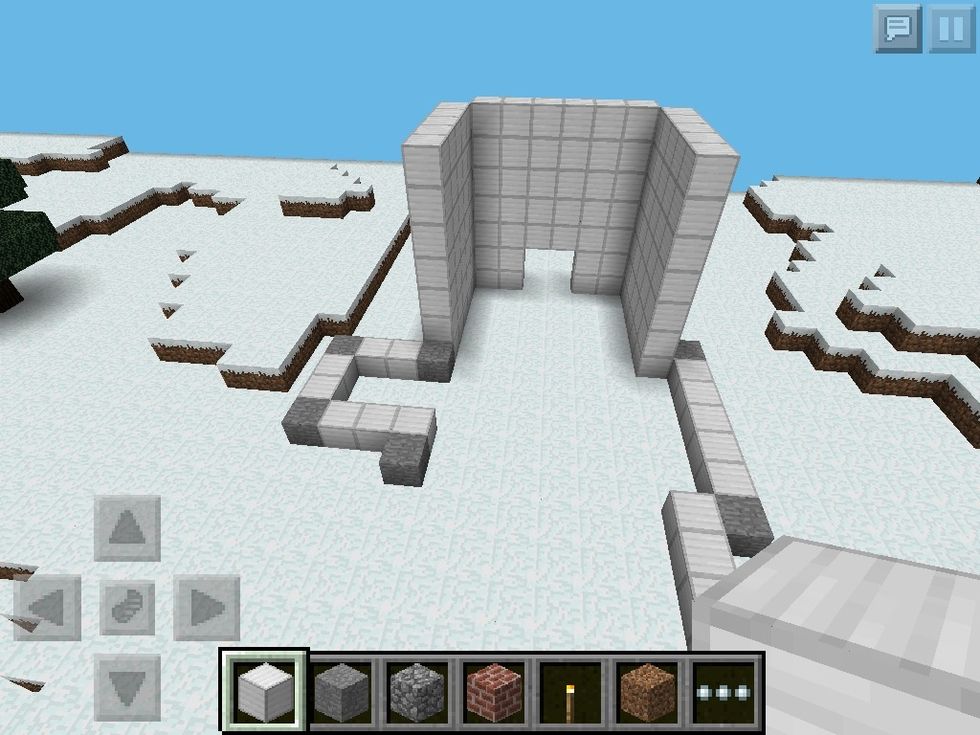 Make the first area 7high