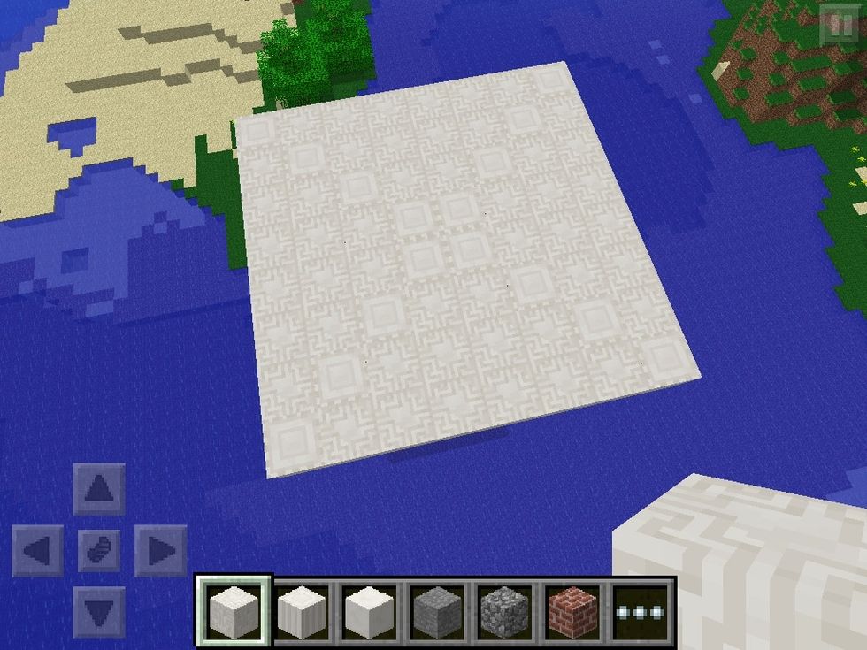 Make the floor, mine is 8 by 8