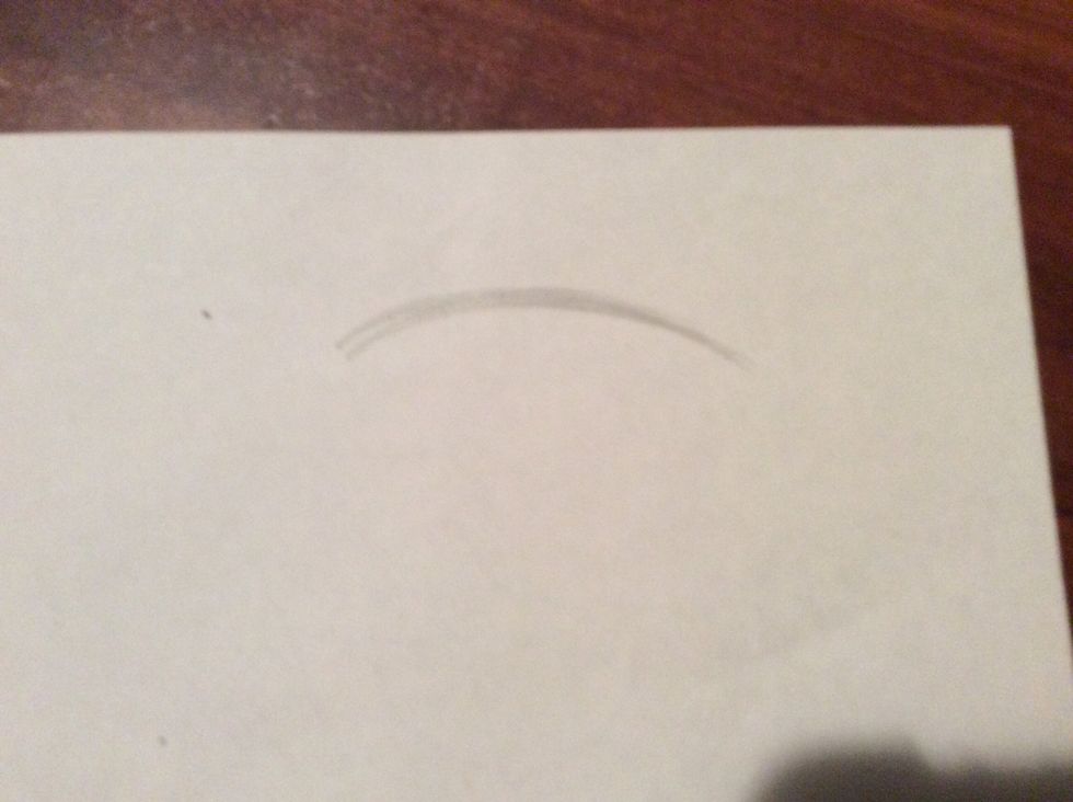 Make the line thicker by adding more outlining it, making each arch and curve along the same way as the original one.