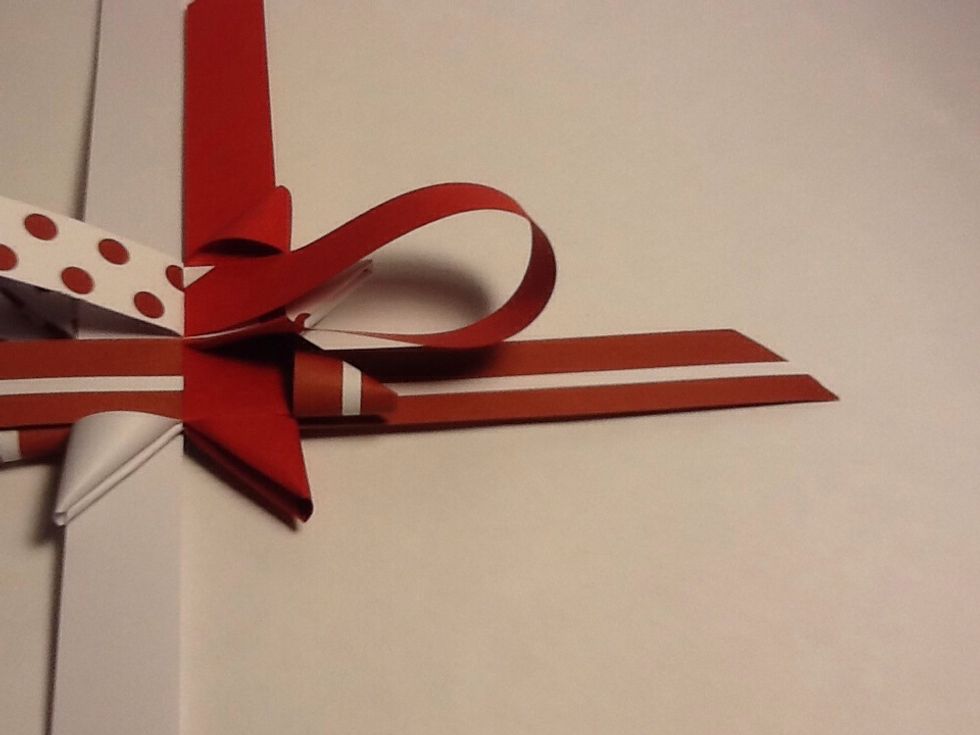 Make this loupe and fold it under the spotted