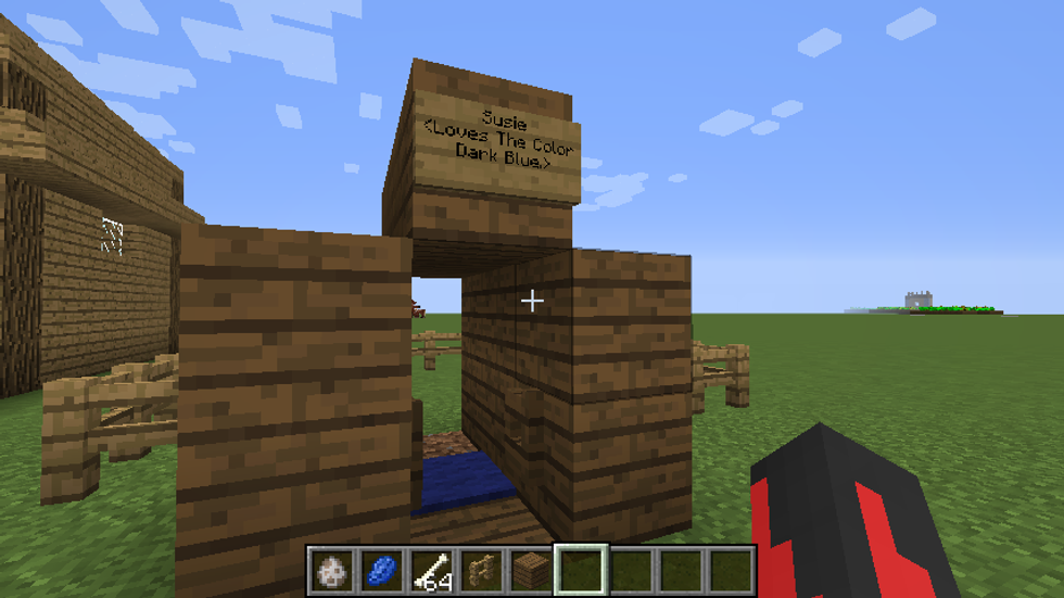 How to make a really simple dog house on minecraft B+C Guides