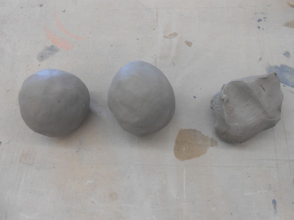 make two balls the SAME  size and have some extra handy