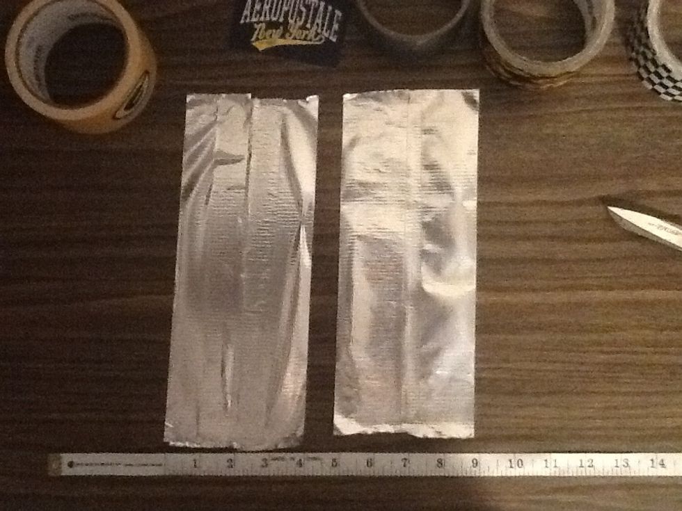 Make two of these 4x10 strips.