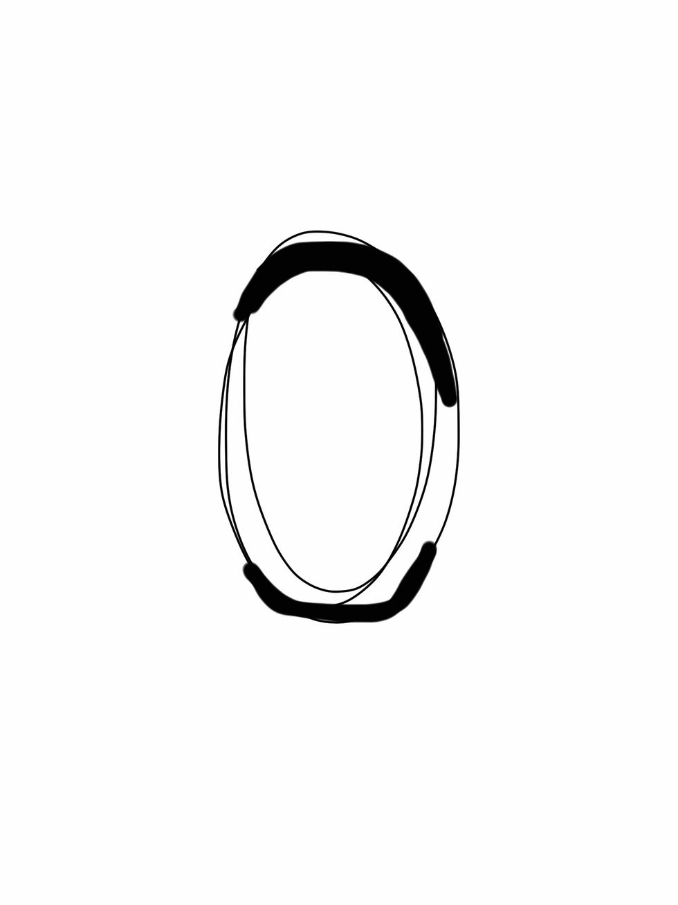 Make two thick lines on the top and bottom