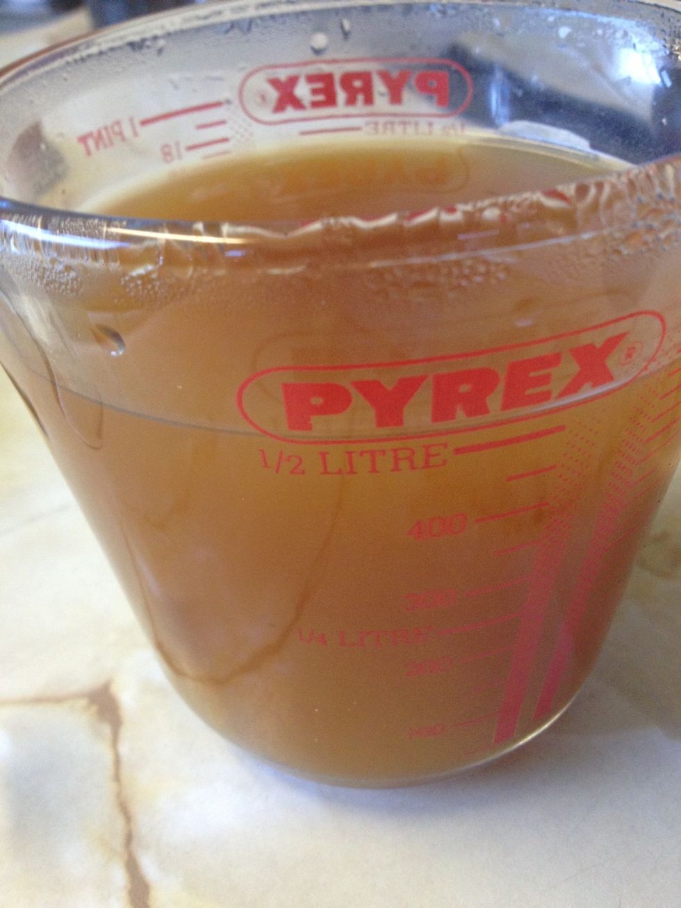 Make up enough beef stock to go to the top of the mince and add it