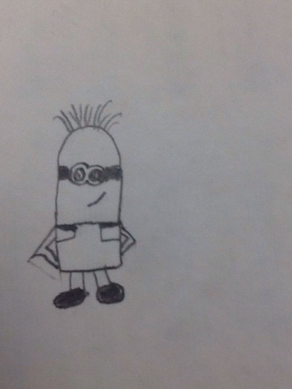 Make your eyes be as creative as you want.Also make your shoes.